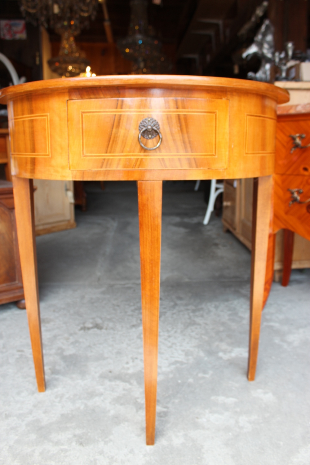 Stil-Biedermeier Konsole klein / Nussbaum /verkauft