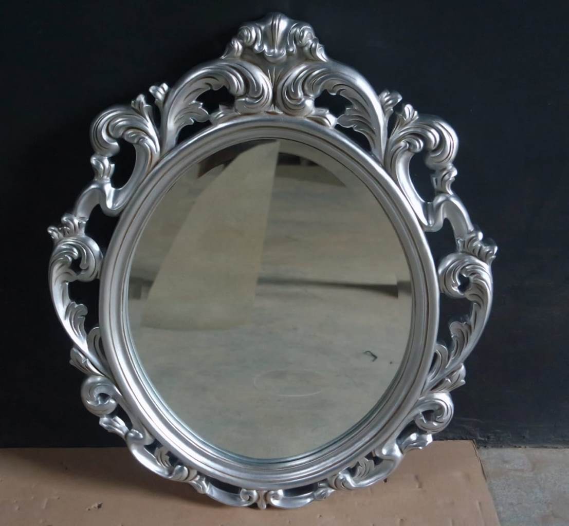 Barockspiegel mit Silberrahmen/ ab ca Mitte März - Antik-Liquidationen